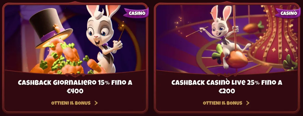 Programma VIP al Casinò Magius