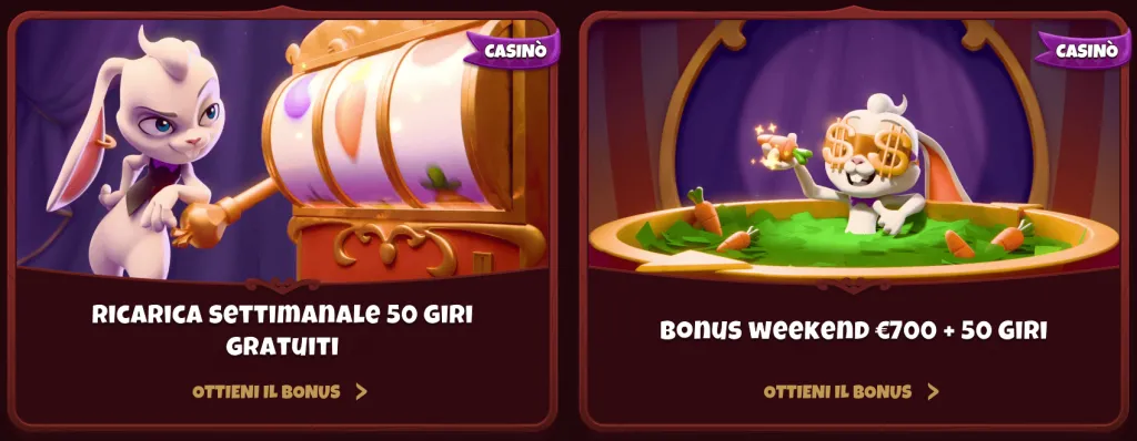 Bonus e offerte promozionali del casinò Magius
